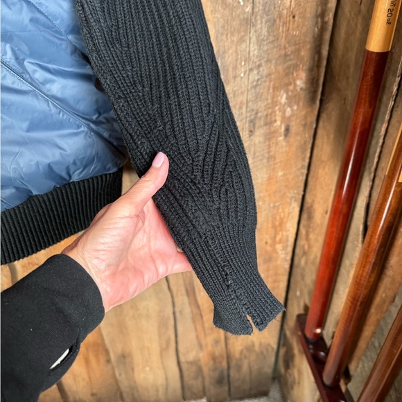 Rag & Bone Mikaela Navy/Black Bomber Jacket- Size XSmall - Picture 5 of 12